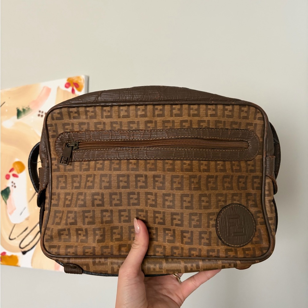 Fendi FF Monogram 1980’s Crossbody (Authentic)
